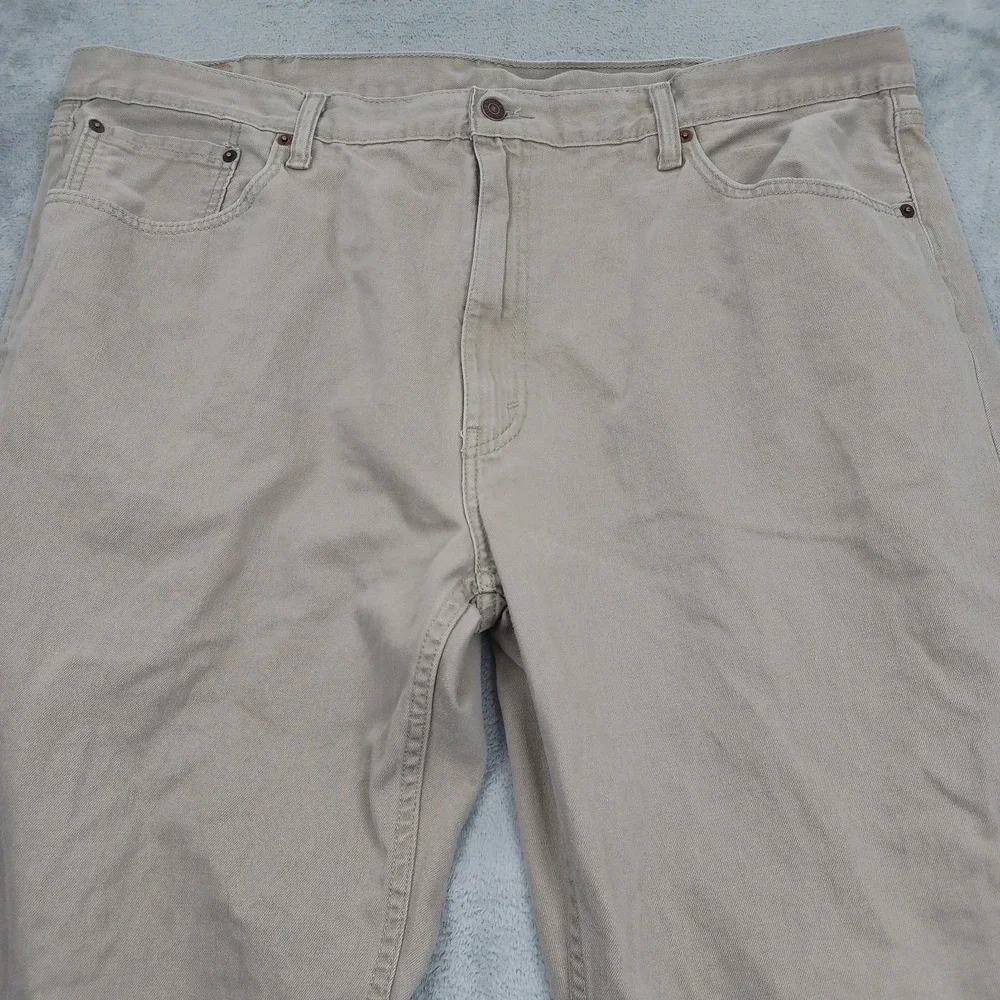 Levis‎ 559 Jeans Men 44x30 Brown Denim Relaxed Fit Straight Leg Pockets
